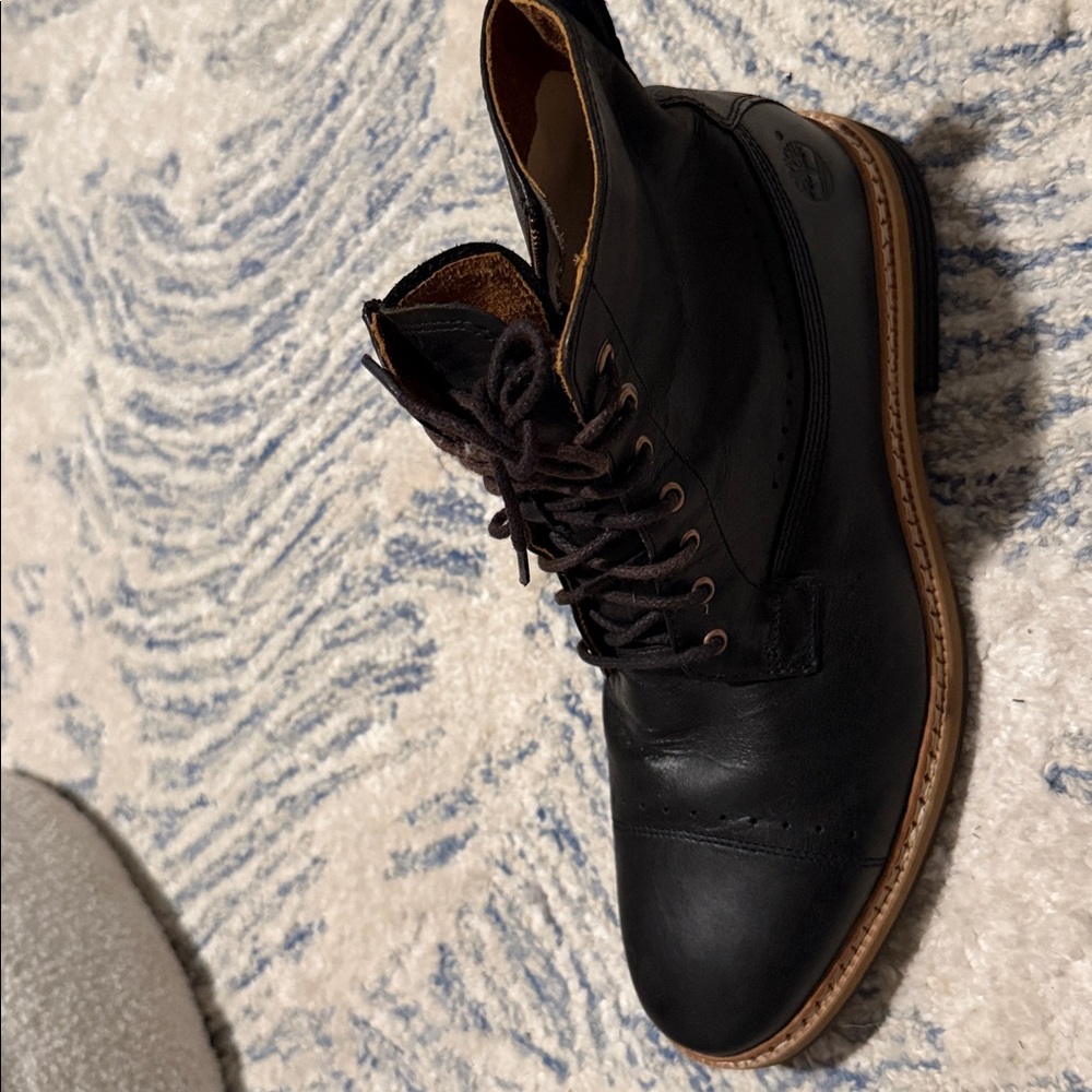 Timberland Dark Brown Leather Men's Boots